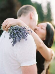 Provence Inspired Lavender Field Engagement Session